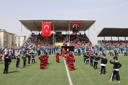 23 Nisan Ulusal Egemenlik ve Çocuk Bayramı İlçemizde Coşkuyla Kutlandı
